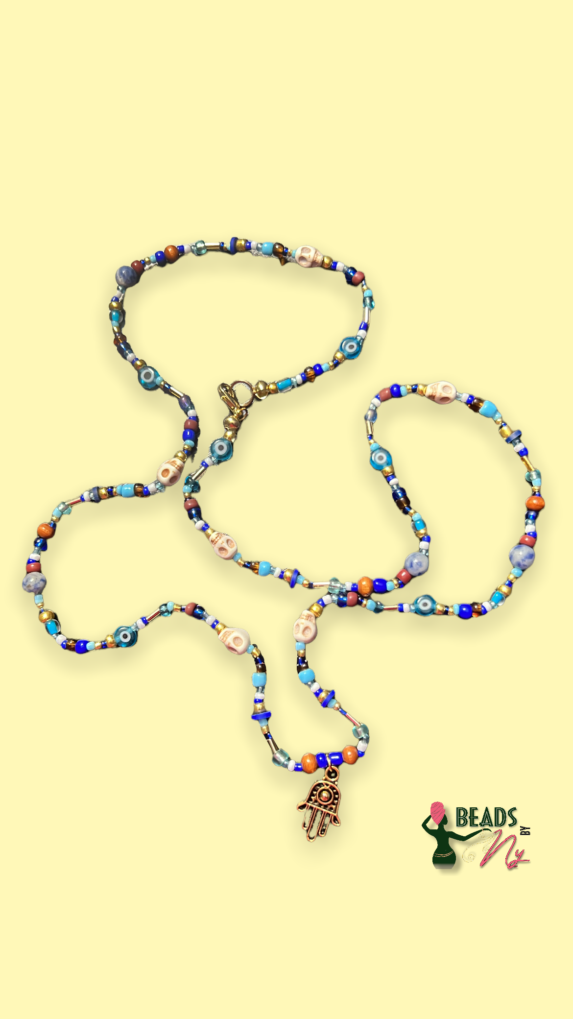SODALITE SINGULAR Waist-bead (PULL ON)