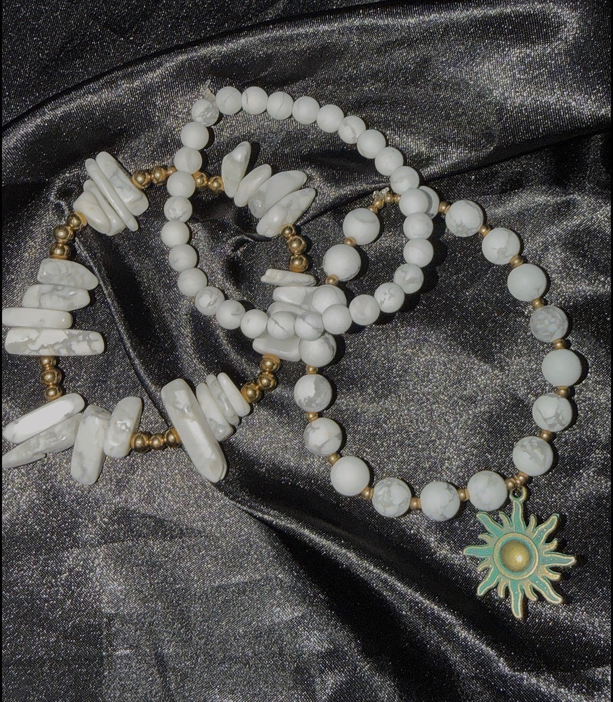 WHITE HOWLITE Crystal Bracelet