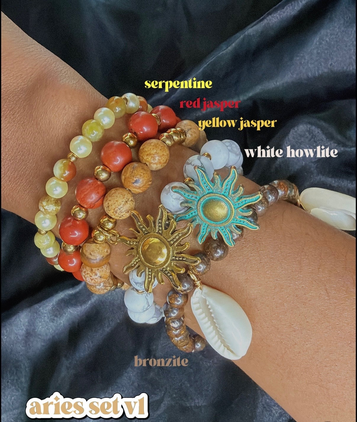ARIES Zodiac Bracelet Set V1