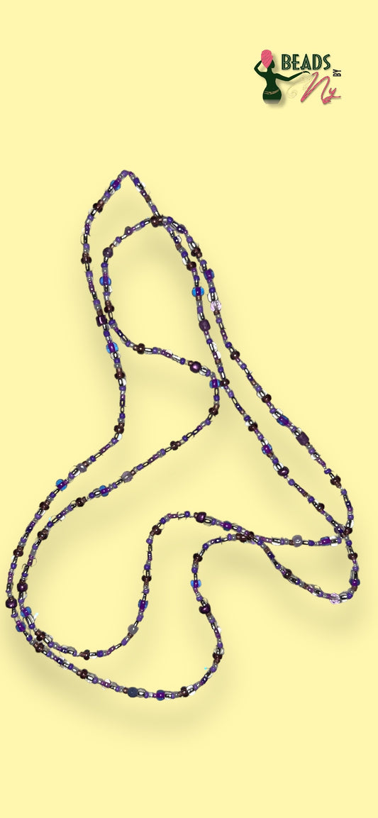 AMETHYST SINGULAR Waist-bead (PULL ON)