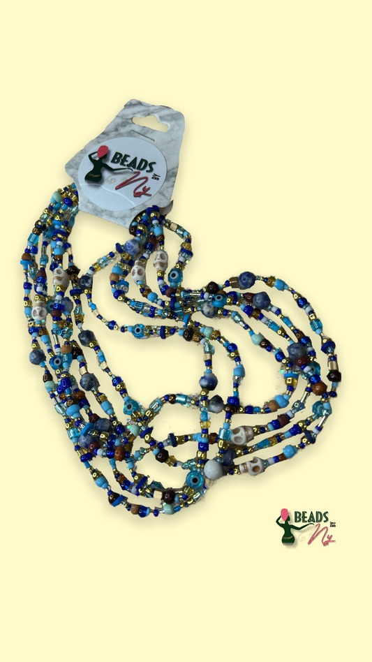 SODALITE Waist-bead Set of 3 (WITH LOBSTER CLASP)