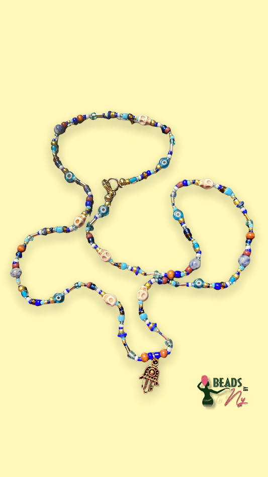 SODALITE SINGULAR Waist-bead (WITH LOBSTER CLASP)